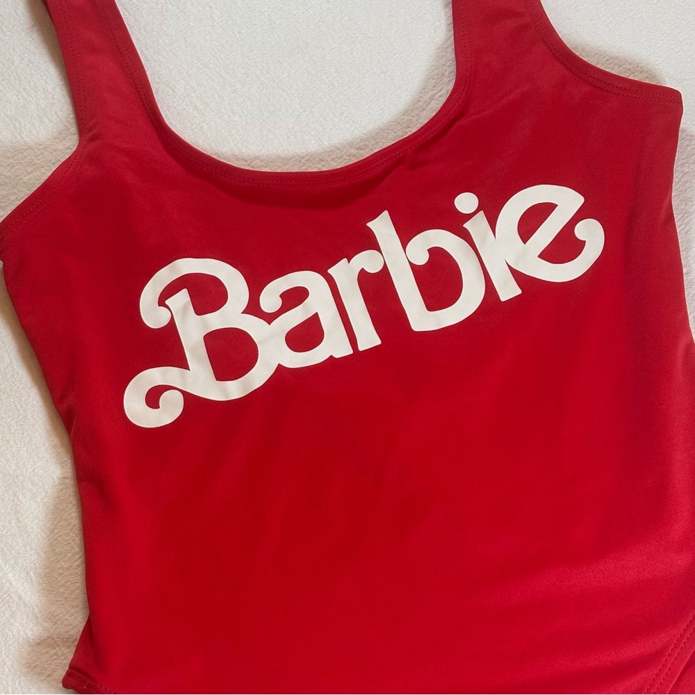 Women’s Barbie One Piece Red Swimsuit SIZE SMALL